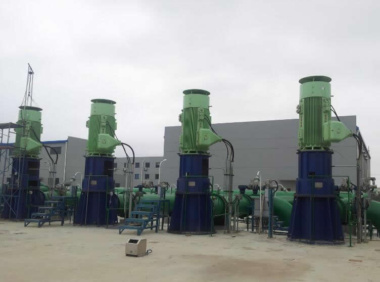 Vertical turbine pump of Xiangyin Power Plant Project